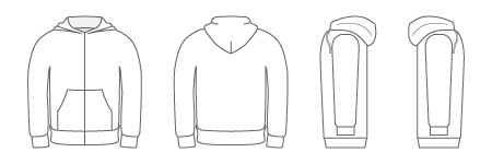 パーカー（フルジップ）