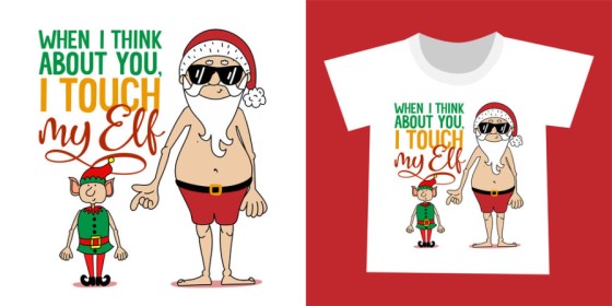 ホームパーティで盛り上がる！クリスマステーマのオリジナルTシャツ