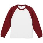 ホワイト/バーガンディ